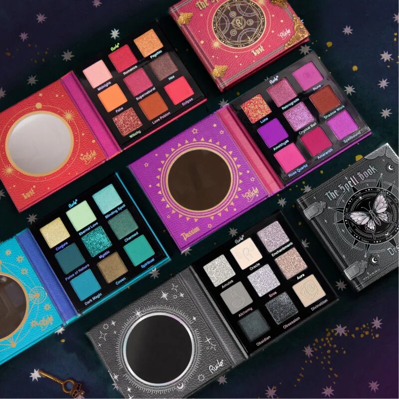 Rude Cosmetics The Spell Book paletă cu farduri de ochi culoare Lust 10.8 g