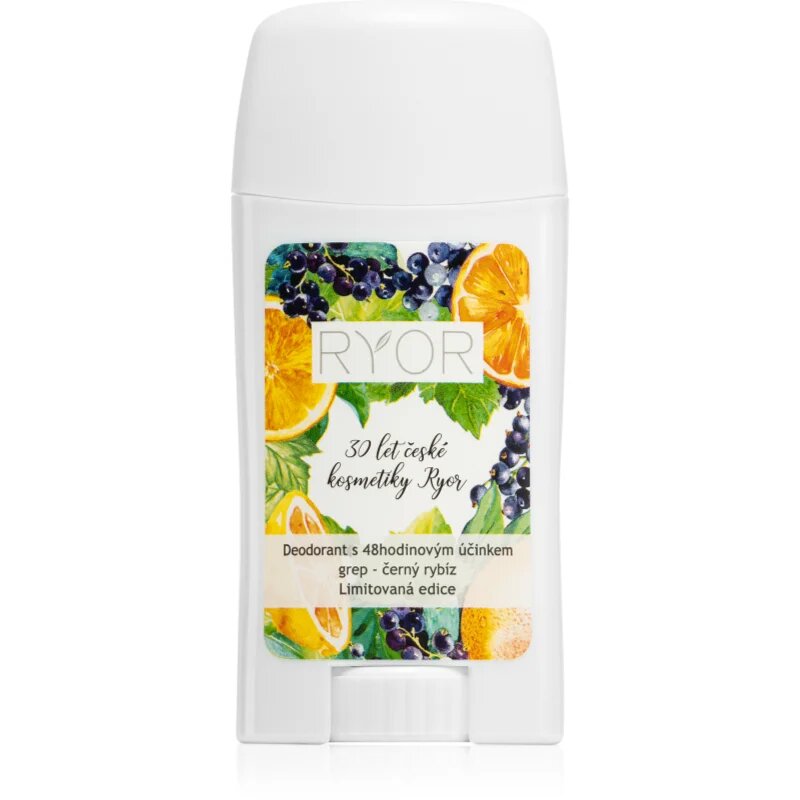 Deo deodorant cu o eficienta de 48 h parfum Grapefruit & Black Currant 50 g