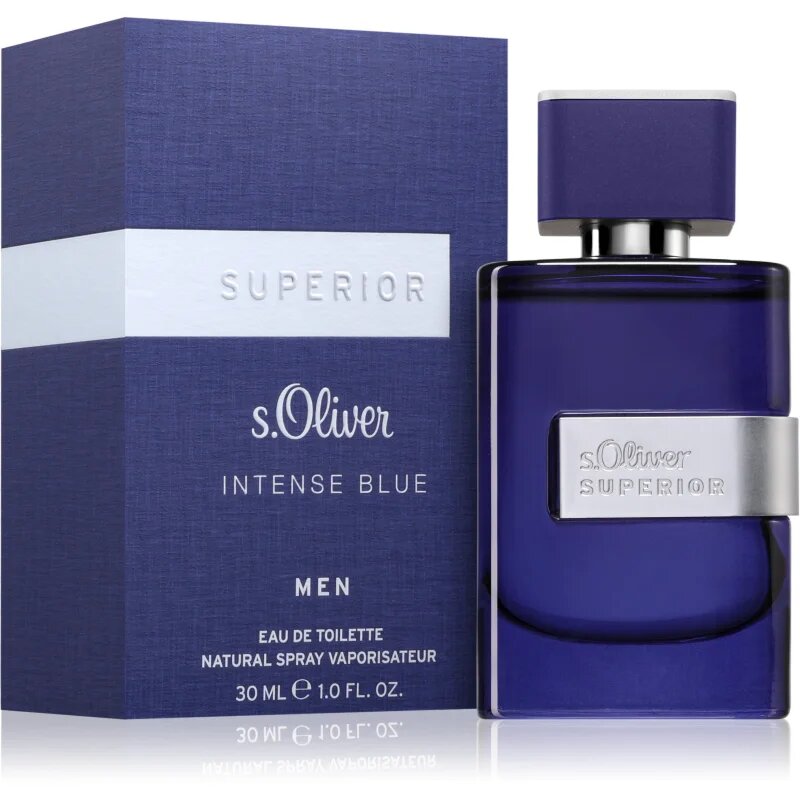 s.Oliver Superior Intense Blue Eau de Toilette pentru bărbați 30 ml