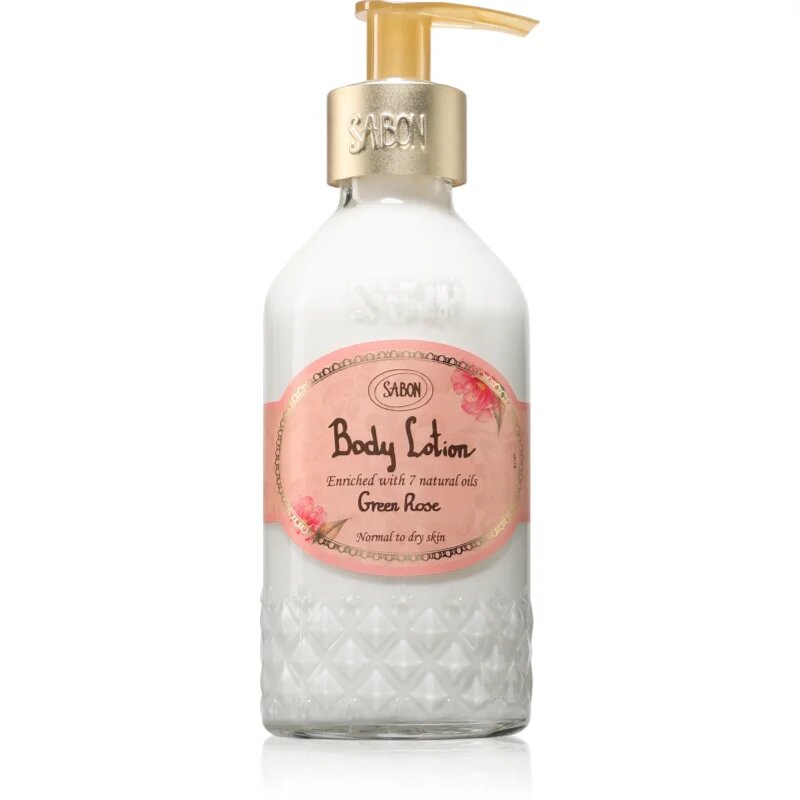 Sabon Bottle Green Rose lapte de corp 200 ml