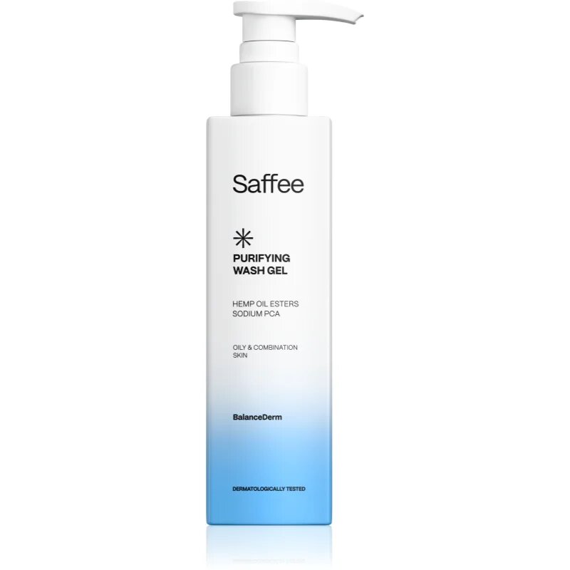 Saffee BalanceDerm Purifying Wash Gel gel de curățare pentru ten gras și mixt 200 ml