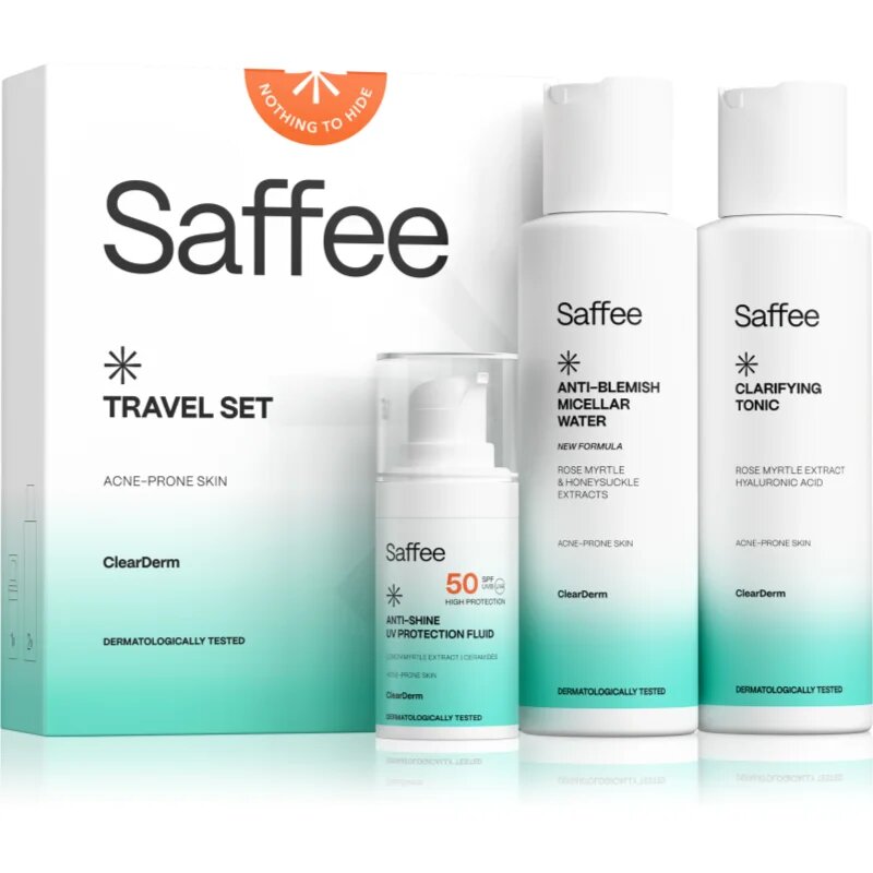 Saffee ClearDerm Travel Set Set de călătorii pentru pielea problematica