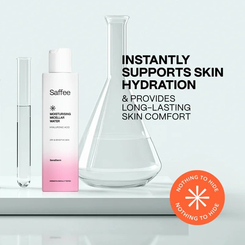Saffee SensiDerm Moisturising Micellar Water apa cu particule micele pentru piele uscata spre sensibila 100 ml