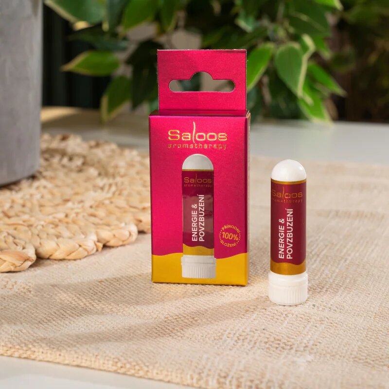 Saloos Aromatherapy Energie & Povzbuzení baton inhalator cu uleiuri esentiale 1 buc