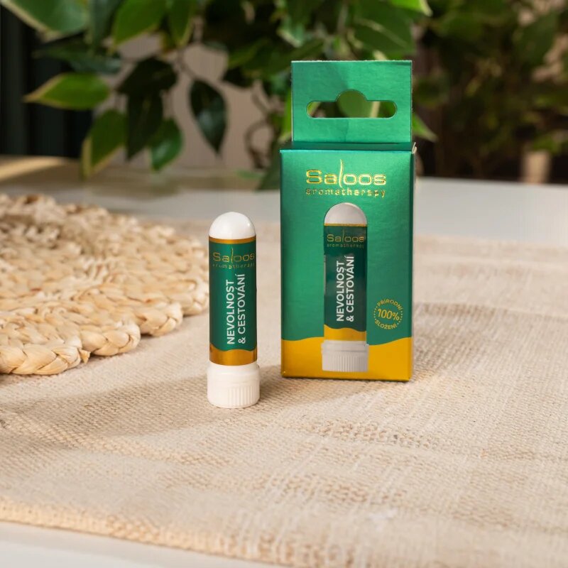 Saloos Aromatherapy Nevolnost & Cestování baton inhalator cu uleiuri esentiale 1 buc