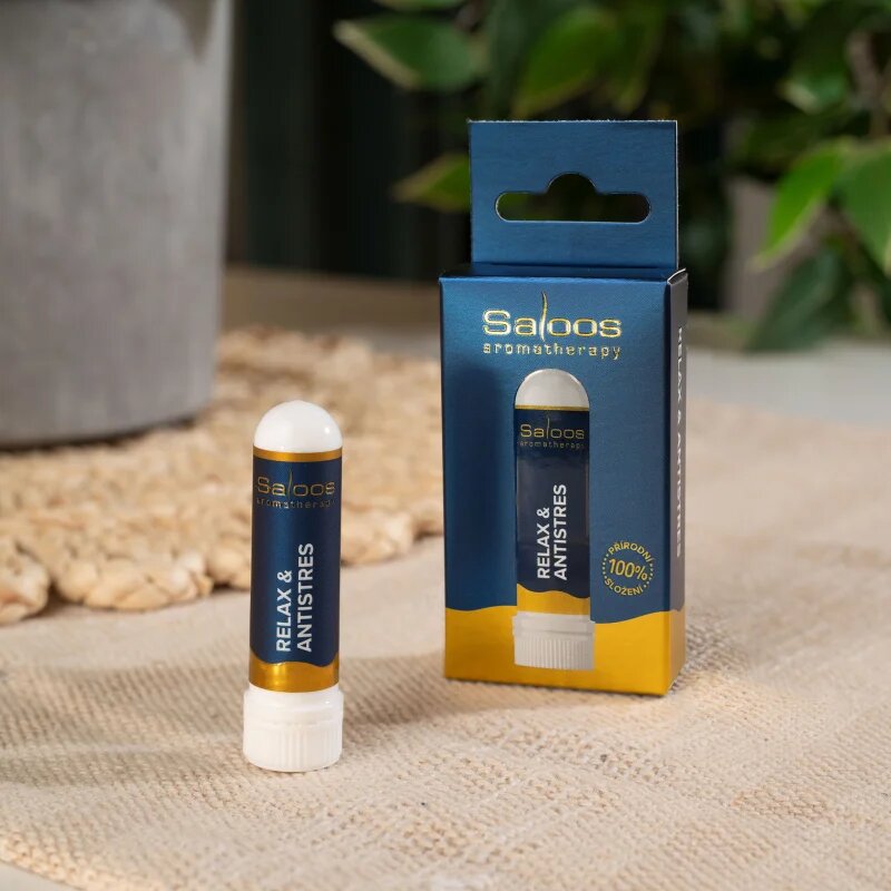 Saloos Aromatherapy Relax & Antistres baton inhalator cu uleiuri esentiale 1 buc