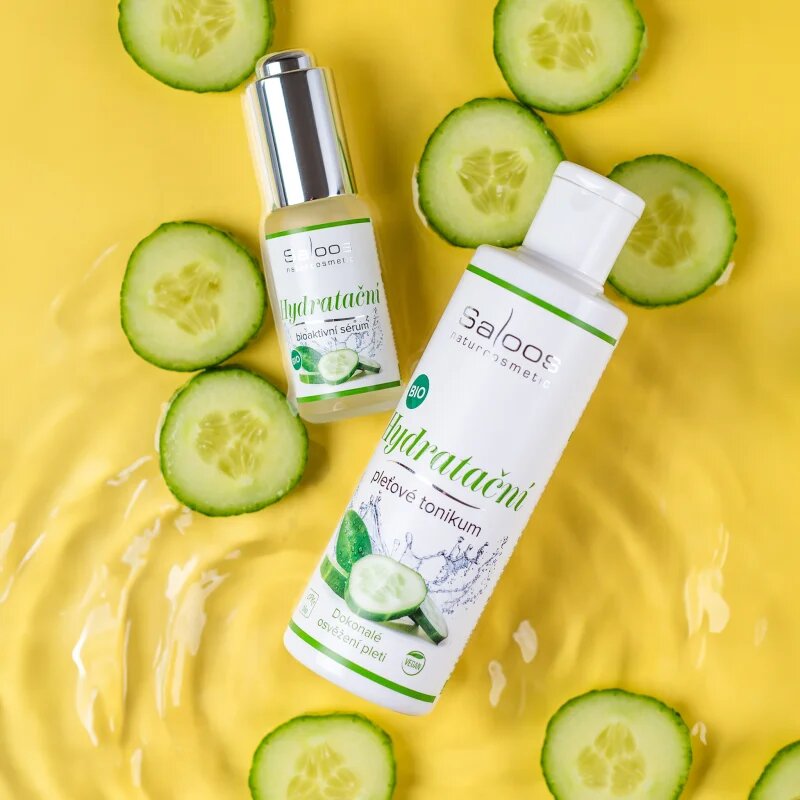 Saloos Bioactive Serum ser hidratant cu castravete si aloe vera 20 ml