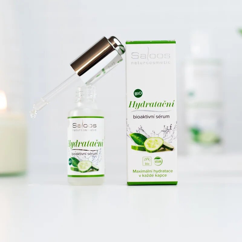 Saloos Bioactive Serum ser hidratant cu castravete si aloe vera 20 ml