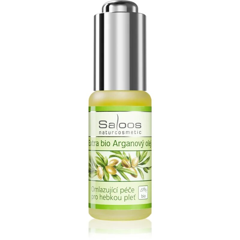 Saloos Cold Pressed Oils Extra Bio Argan ulei de argan bio cu efect de intinerire 20 ml