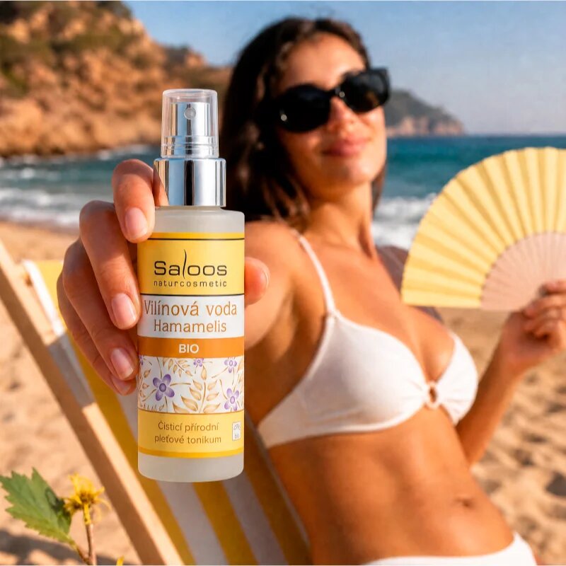 Saloos Floral Water Witch Hazel demachiant calmant tonic pentru ten gras si problematic 100 ml