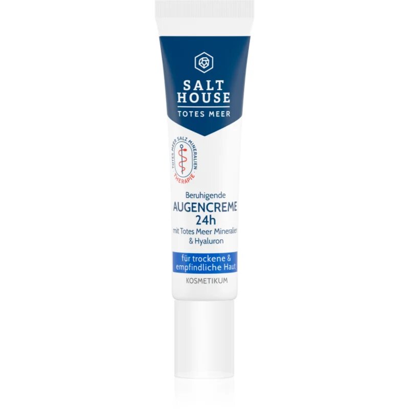 Salt House Dead Sea Therapy Eye Cream 24h crema de ochi hidratanta cu acid hialuronic 15 ml