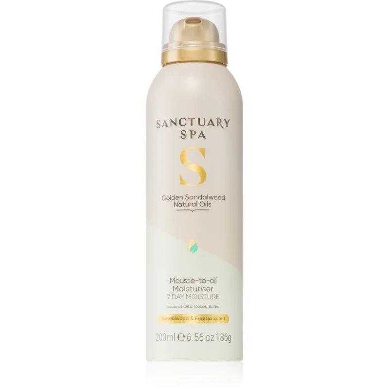 Golden Sandalwood spumă hidratantă cu efect de nutritiv 200 ml
