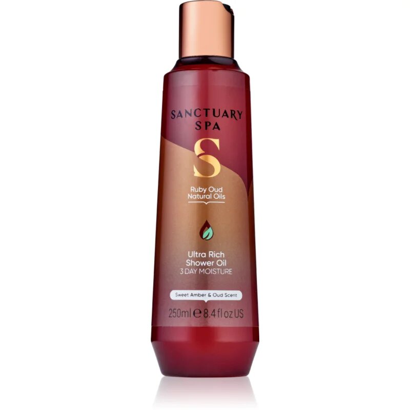 Sanctuary Spa Ruby Oud Ulei pentru dus hranitor cu efect de nutritiv 250 ml
