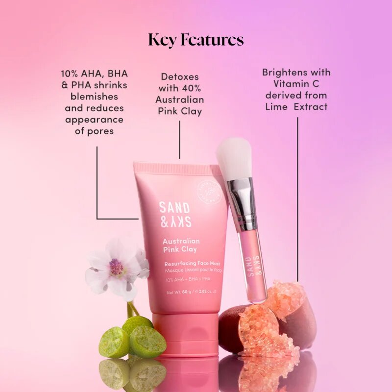 Sand & Sky Australian Emu Apple Resurfacing Mask masca pentru netezire pentru definirea pielii 60 g
