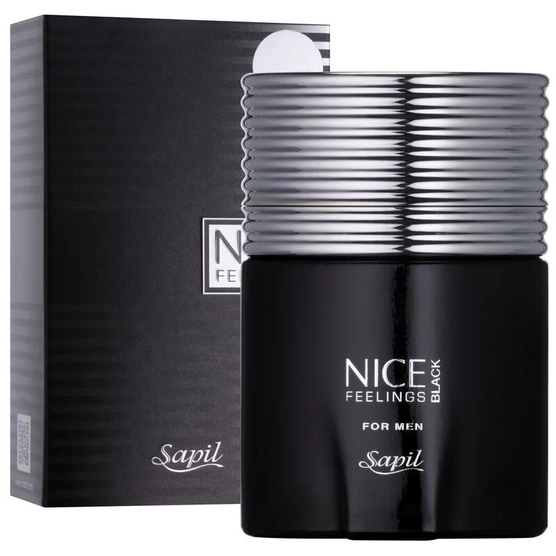 Sapil Nice Feelings Black Eau de Toilette pentru bărbați 75 ml