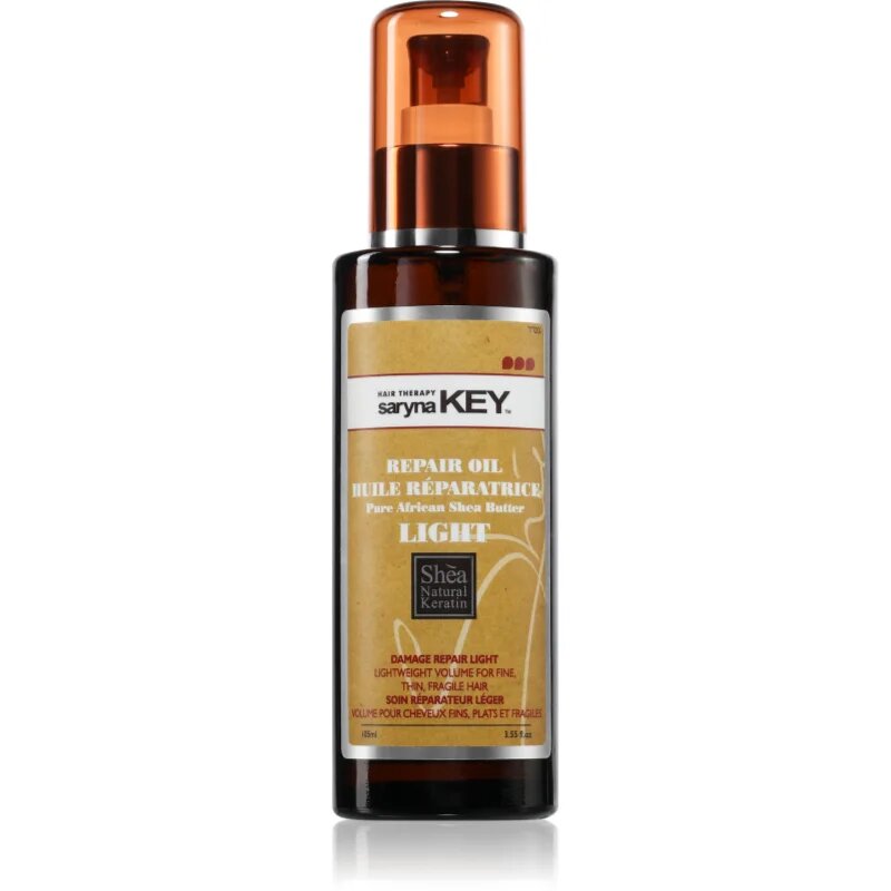 Saryna Key Pure African Shea Butter Light ulei pentru par unt de shea 105 ml