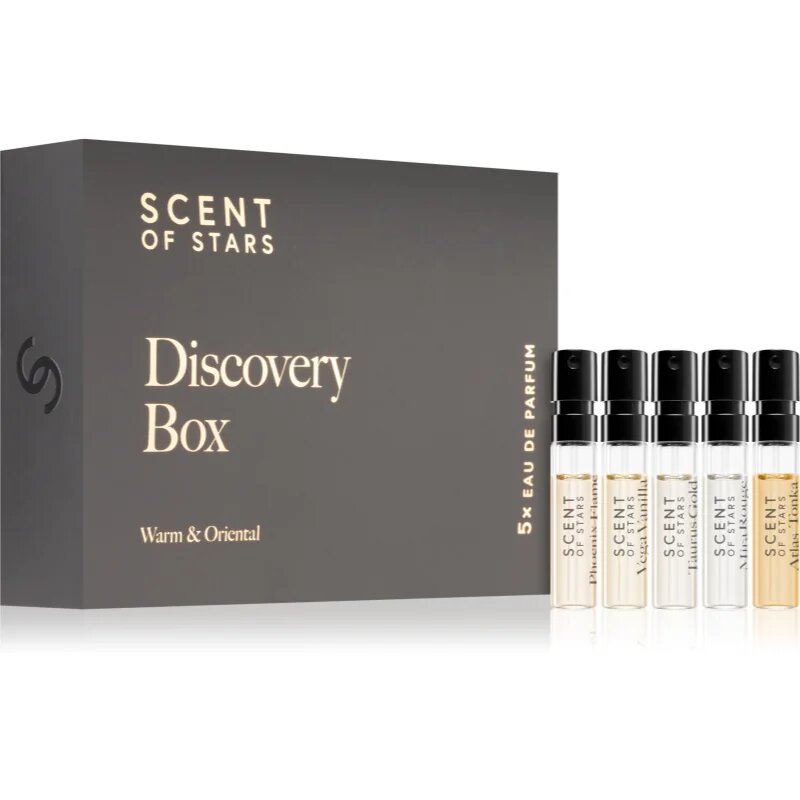 SCENT OF STARS Discovery Box: Warm & Oriental set unisex 5x2 ml