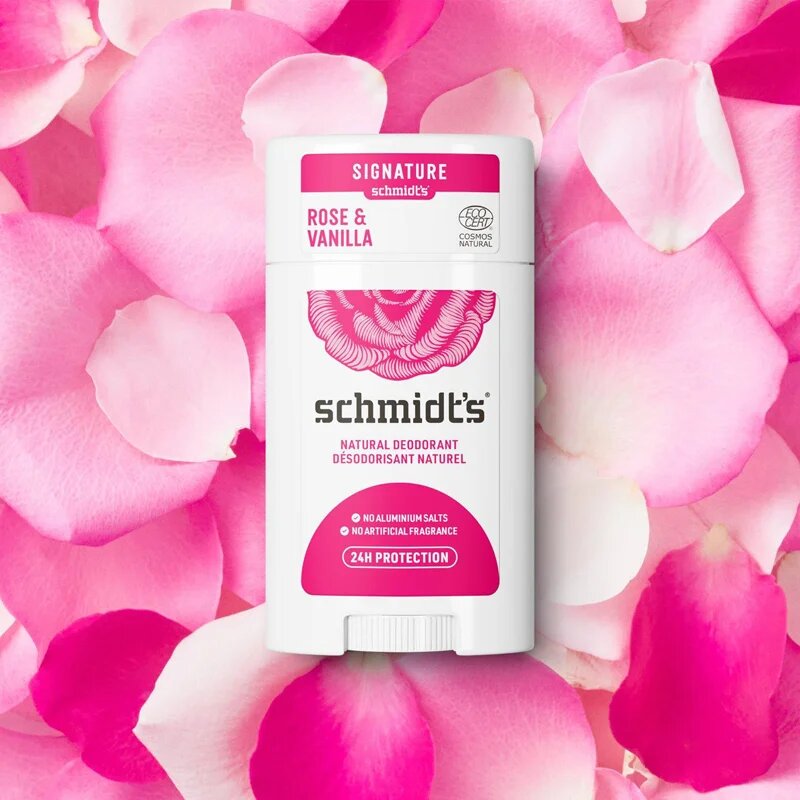 Schmidt's Rose + Vanilla deodorant stick 75 g