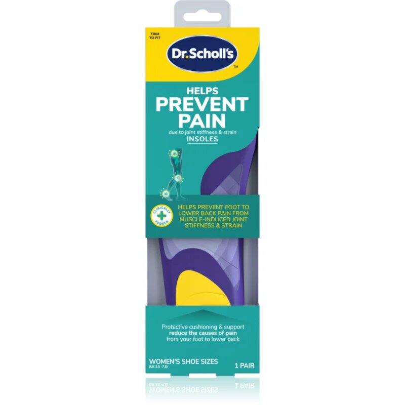 Scholl Dr. 's Prevent Pain branțuri de încălțăminte împotriva durerii mărime Small - Women's UK 3.5 - 7.5 1 pereche