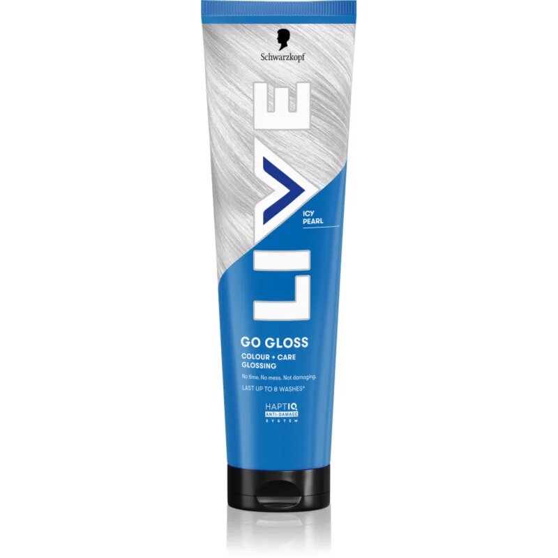 Schwarzkopf LIVE Go Gloss masca tonifianta si hranitoare pentru păr culoare Icy Pearl 150 ml