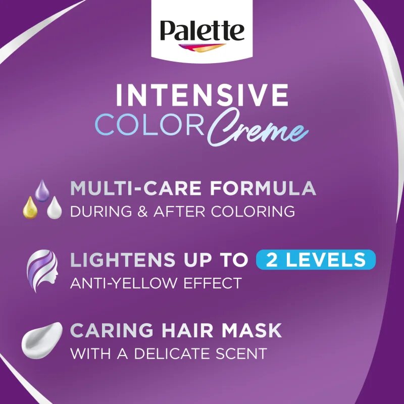 Schwarzkopf Palette Intensive Color Creme Culoare permanenta pentru par culoare (C9) 9.5-1 Silver Blond 1 buc