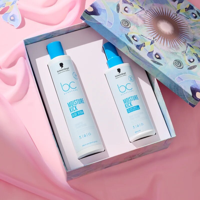 Schwarzkopf Professional BC Bonacure Moisture Kick set cadou pentru par uscat si normal.
