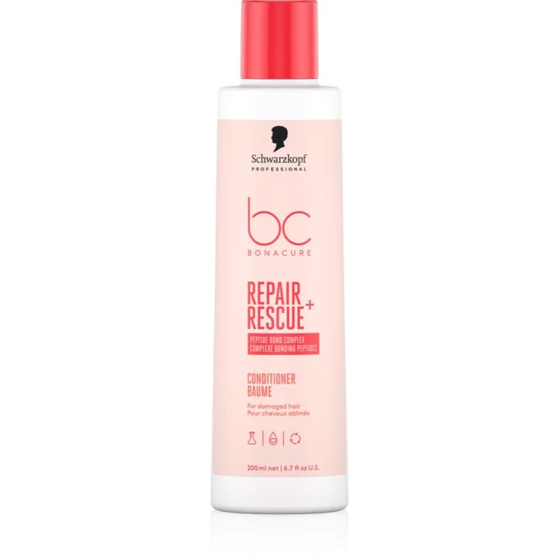 Schwarzkopf Professional BC Bonacure Repair Rescue+ balsam intensiv pentru par deteriorat 200 ml
