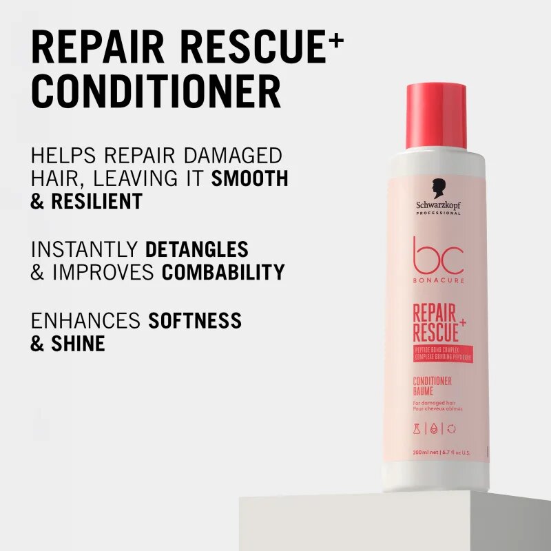 Schwarzkopf Professional BC Bonacure Repair Rescue+ balsam intensiv pentru par deteriorat 200 ml