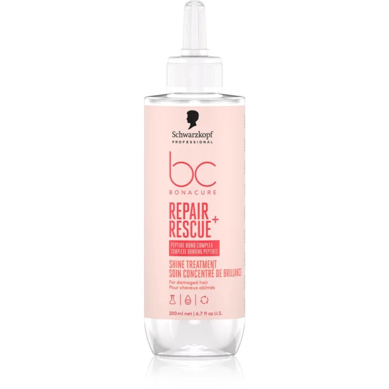 Schwarzkopf Professional BC Bonacure Repair Rescue+ produs concentrat pentru ingrijire pentru par deteriorat 200 ml