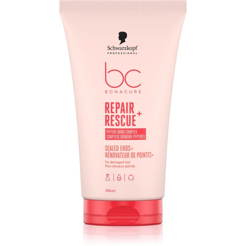 Schwarzkopf Professional BC Bonacure Repair Rescue+ ser crema pentru păr foarte deteriorat și vârfuri despicate 100 ml