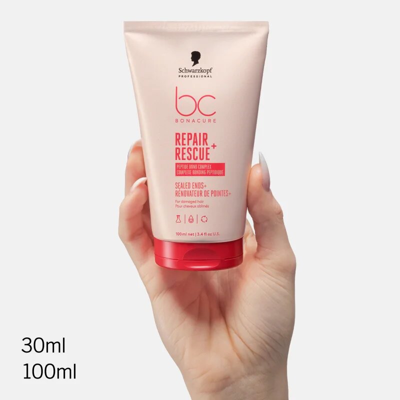 Schwarzkopf Professional BC Bonacure Repair Rescue+ ser crema pentru păr foarte deteriorat și vârfuri despicate 100 ml