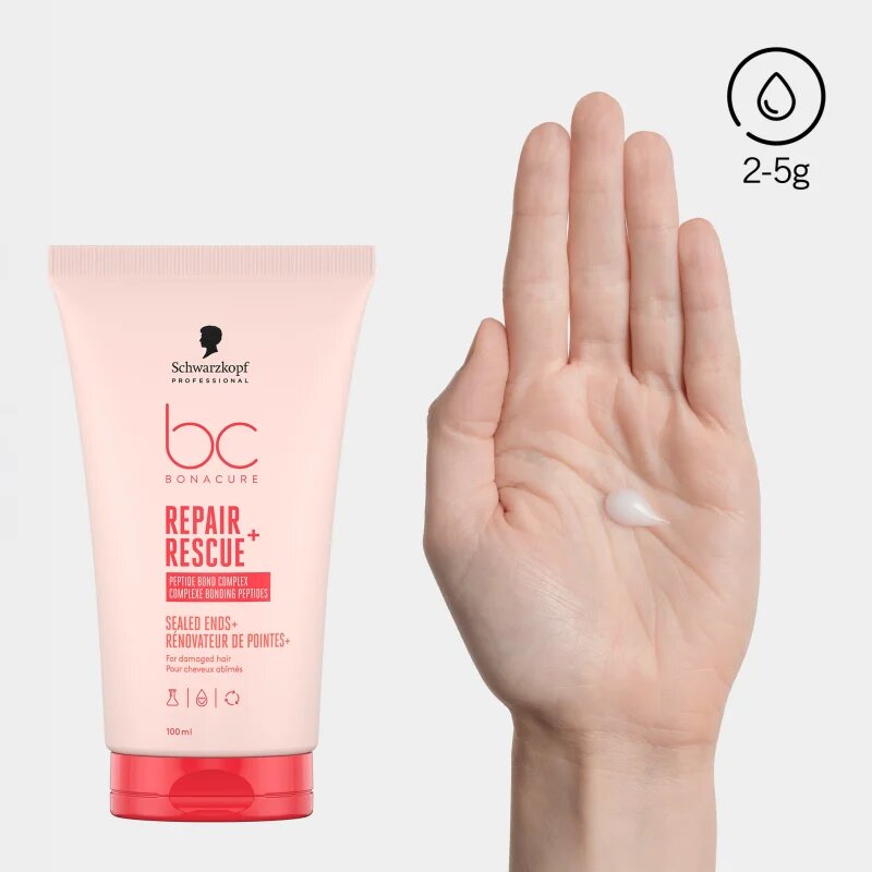 Schwarzkopf Professional BC Bonacure Repair Rescue+ ser crema pentru păr foarte deteriorat și vârfuri despicate 100 ml