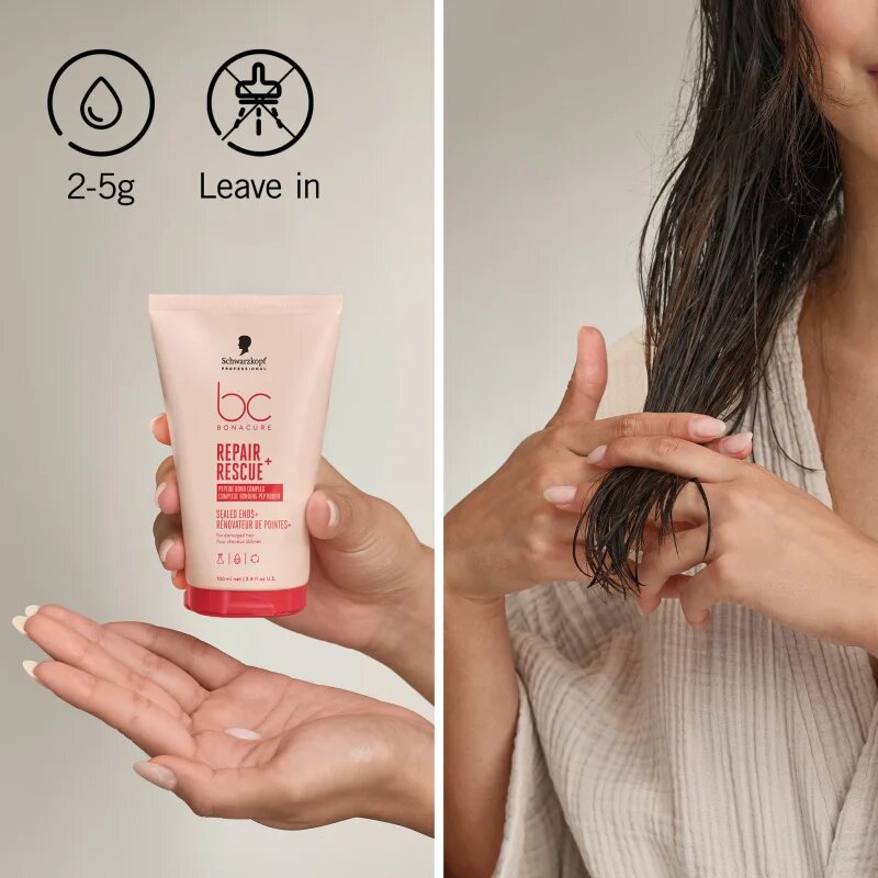 Schwarzkopf Professional BC Bonacure Repair Rescue+ ser crema pentru păr foarte deteriorat și vârfuri despicate 100 ml