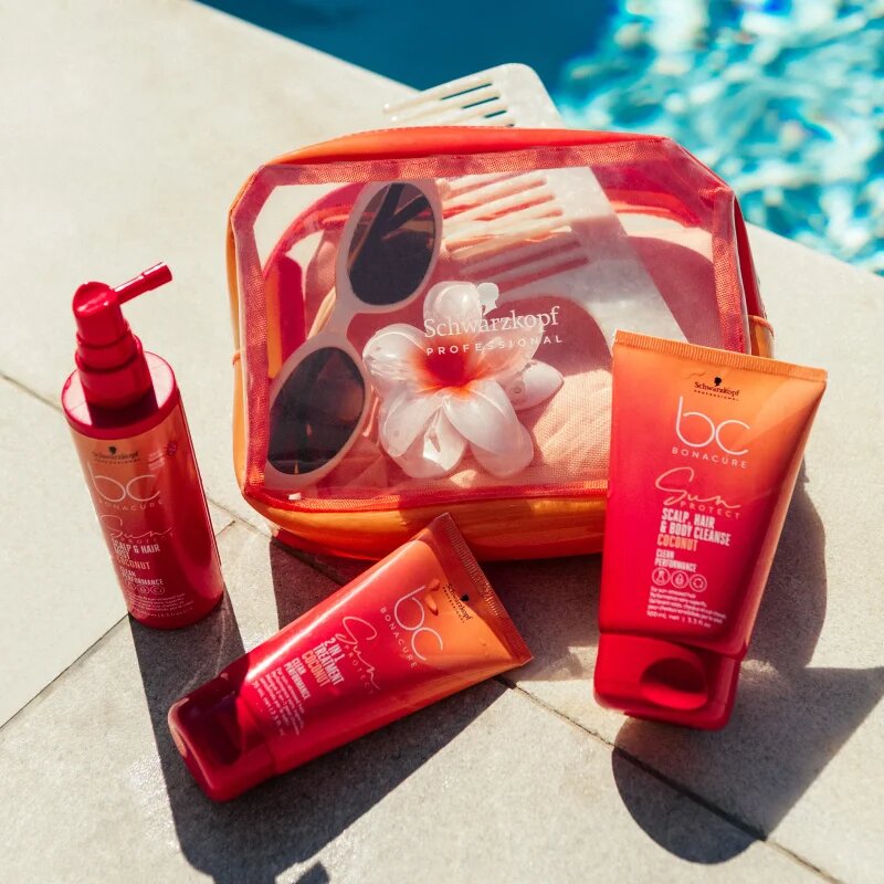 Schwarzkopf Professional BC Bonacure Sun Protect Scalp Hair & Body Cleanse gel de duș 2 in 1 100 ml