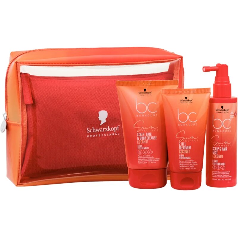 Schwarzkopf Professional BC Bonacure Sun Protect Sun Bag Seturi pentru voiaj pentru par expus la soare 1 buc