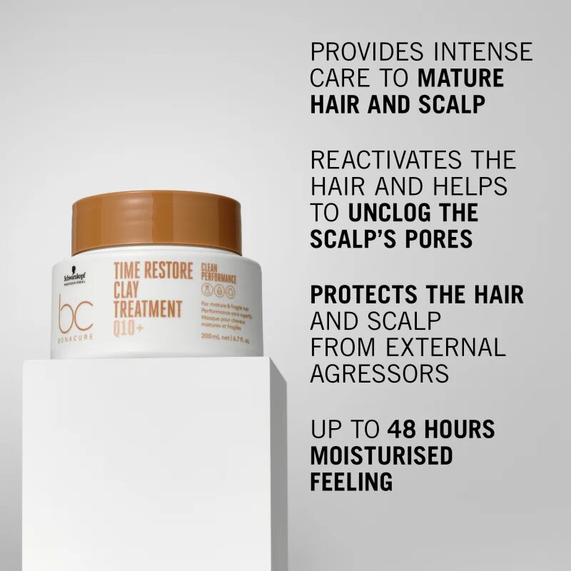 Schwarzkopf Professional BC Bonacure Time Restore mască cu argilă pentru par matur 200 ml