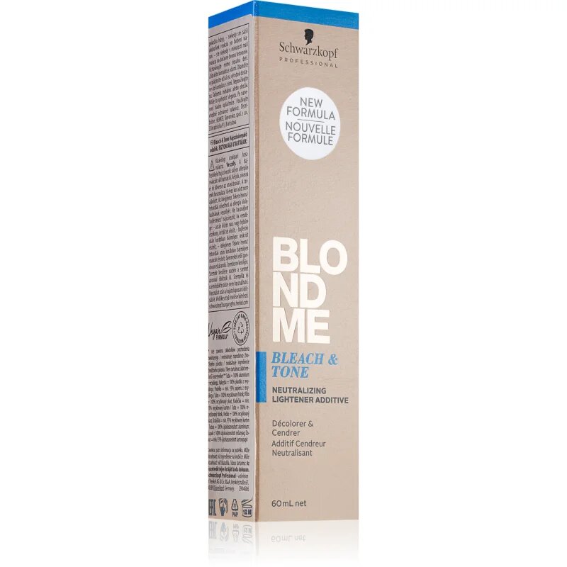 Schwarzkopf Professional Blondme Bleach & Tone Adaos de tonifiere si iluminare culoare Matt Additive 60 ml