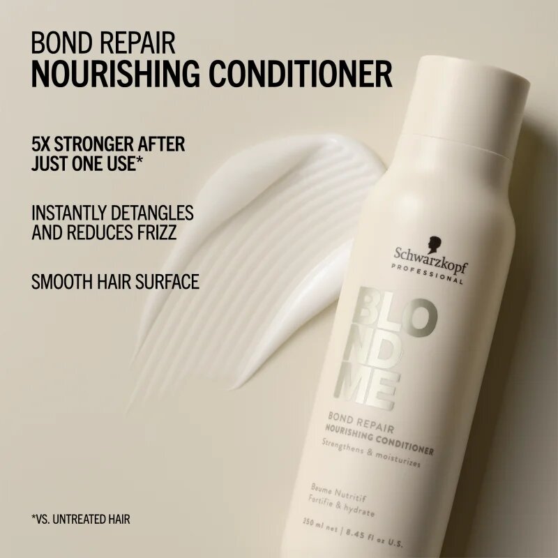 Schwarzkopf Professional Blondme Bond Repair Nourishing Conditioner balsam hranitor pentru par blond 250 ml