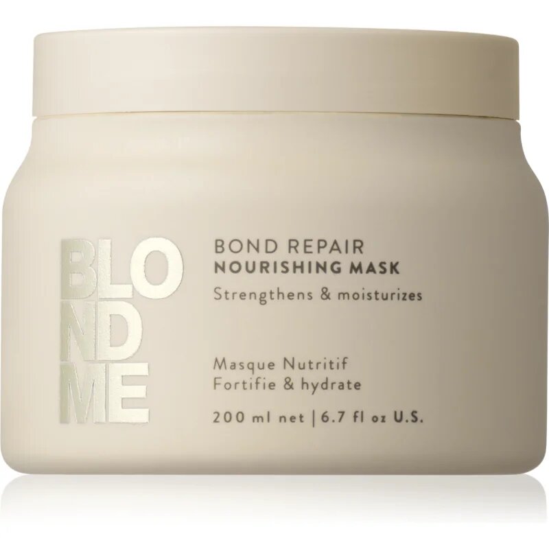 Schwarzkopf Professional Blondme Bond Repair Nourishing Mask Masca intens hrănitoare 200 ml
