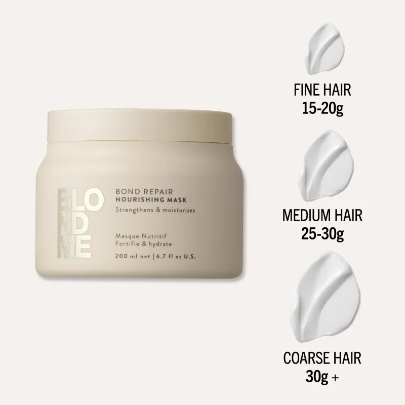 Schwarzkopf Professional Blondme Bond Repair Nourishing Mask Masca intens hrănitoare 200 ml