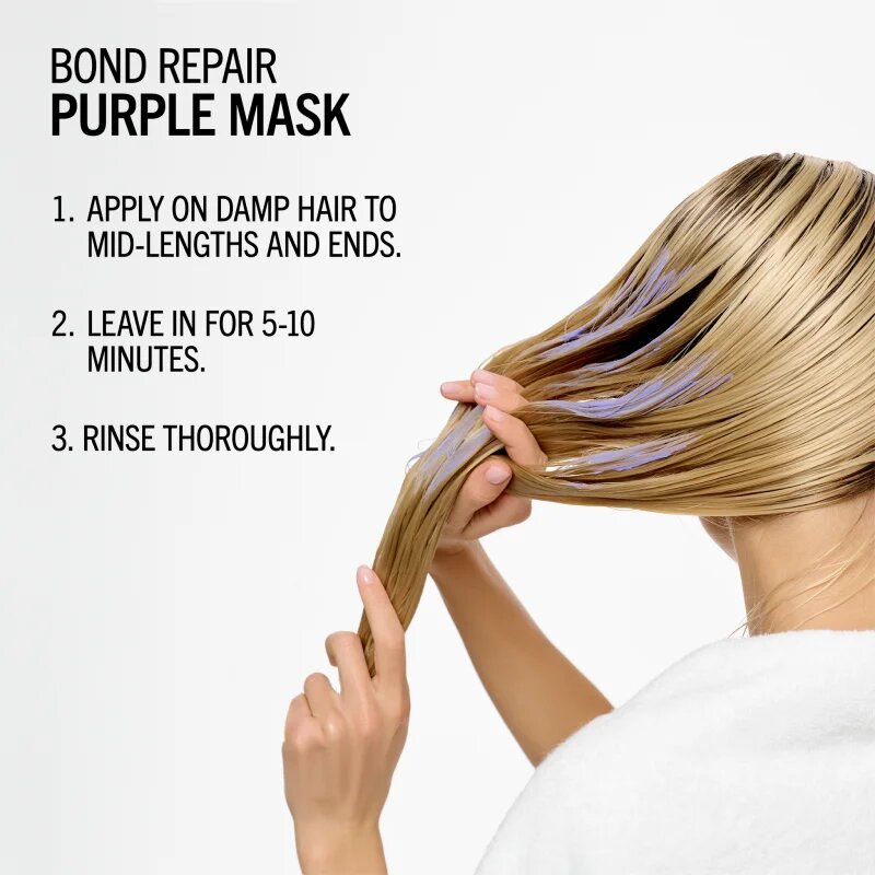 Schwarzkopf Professional Blondme Bond Repair Purple Mask Masca de par neutralizeaza tonurile de galben 500 ml