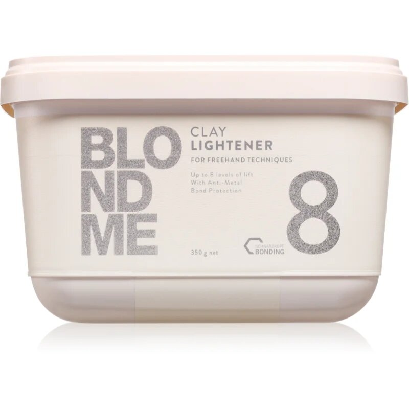 Schwarzkopf Professional Blondme Clay Lightener 8 pudra decoloranta pentru par blond 350 g