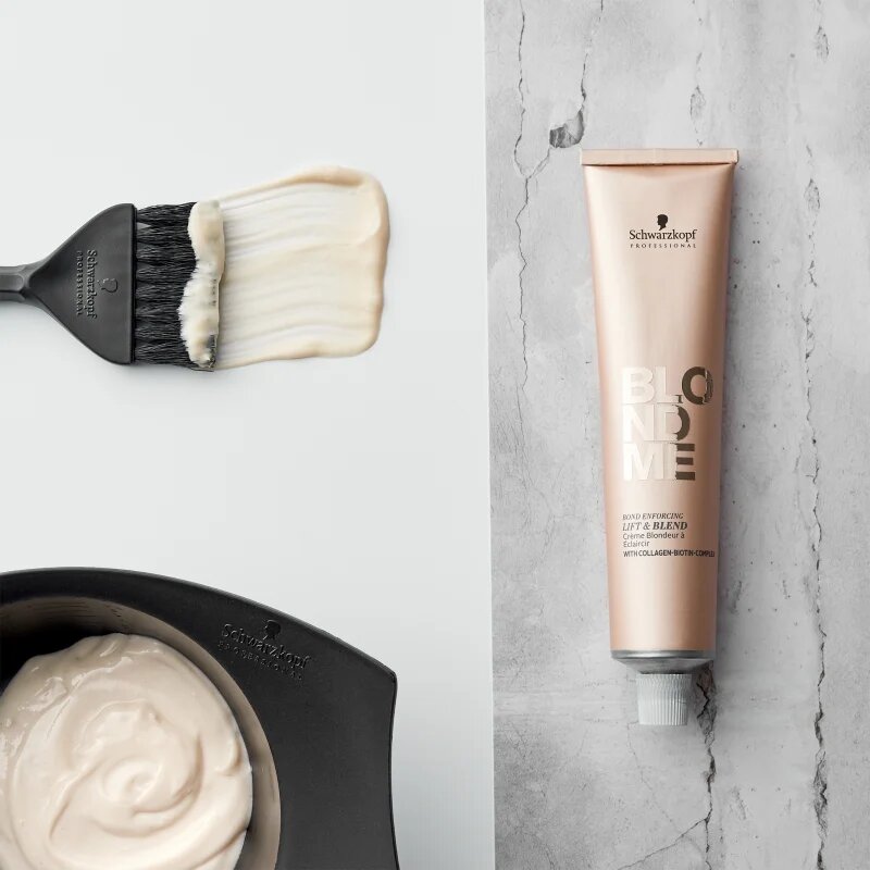 Schwarzkopf Professional Blondme Lift & Blend crema decoloranta pentru par blond culoare Ash 60 ml