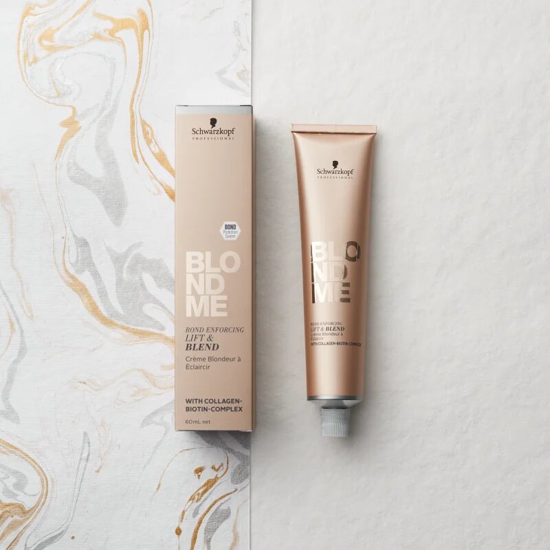 Schwarzkopf Professional Blondme Lift & Blend crema decoloranta pentru par blond culoare Ice 60 ml