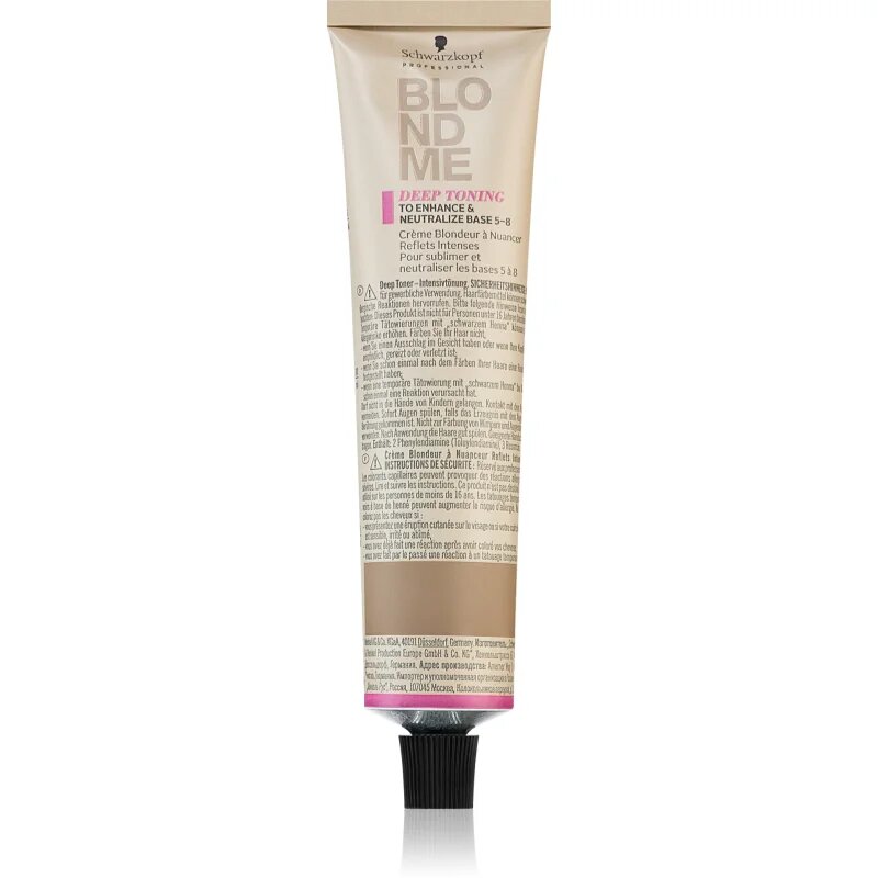 Schwarzkopf Professional Blondme Toning vopsea de par tonifianta Peach Sorbet 60 ml