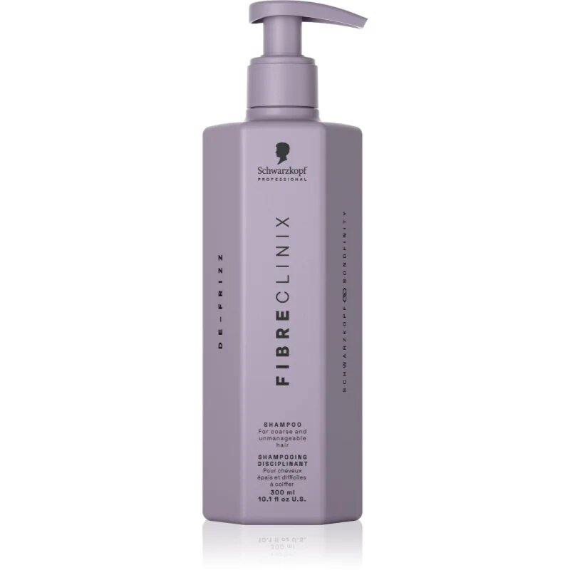 Schwarzkopf Professional Fibre Clinix De-Frizz Shampoo şampon de netezire pentru par indisciplinat 300 ml