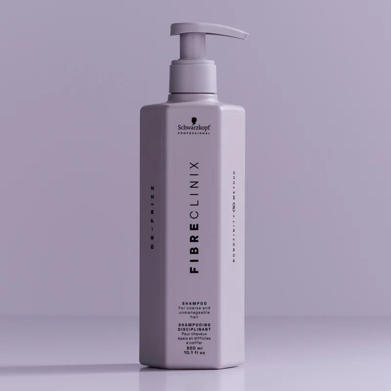 Schwarzkopf Professional Fibre Clinix De-Frizz Shampoo şampon de netezire pentru par indisciplinat 300 ml