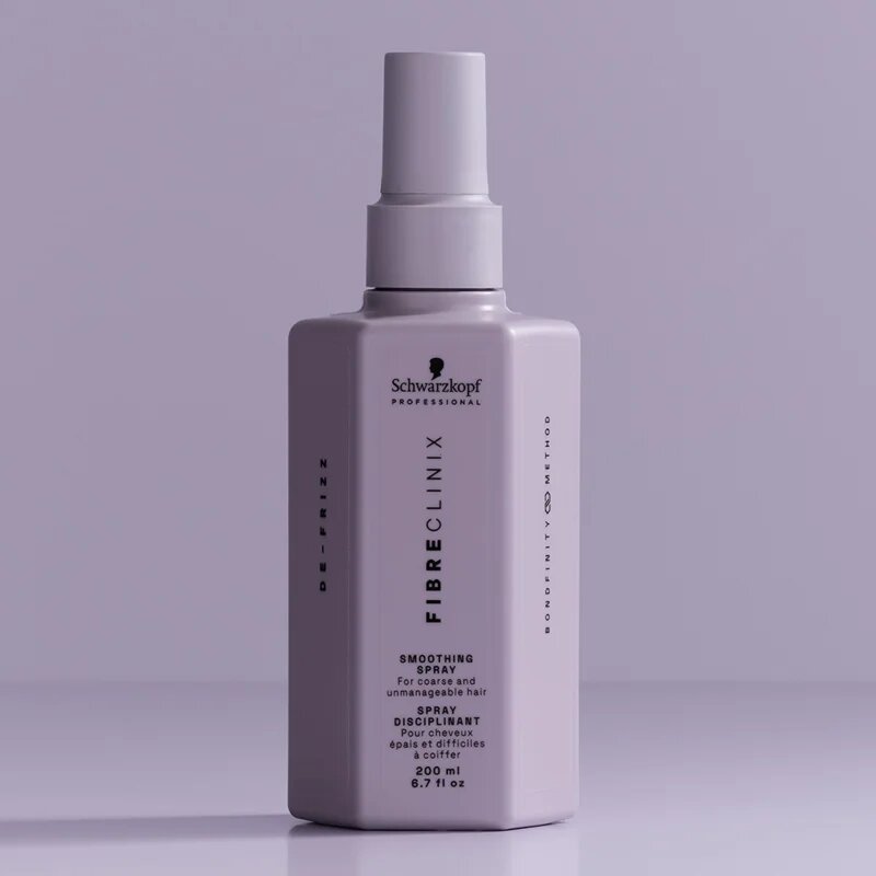 Schwarzkopf Professional Fibre Clinix De-Frizz Smoothing Spray spray pentru uniformizare pentru par indisciplinat 200 ml