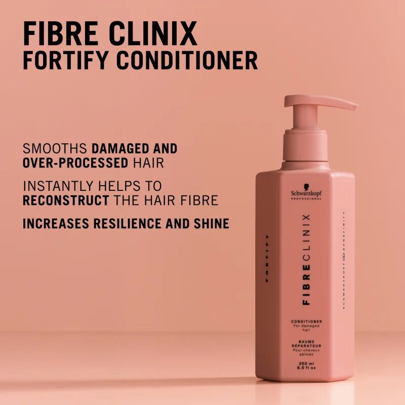 Schwarzkopf Professional Fibre Clinix Fortify Conditioner balsam pentru indreptare pentru parul deteriorat si fragil 250 ml
