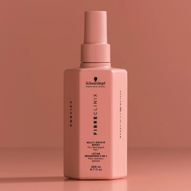 Schwarzkopf Professional Fibre Clinix Fortify Multi-Repair Spray tratament regenerator pentru parul deteriorat si fragil in spray 200 ml